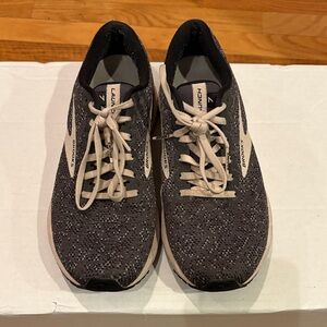 Brooks Launch 7 Black Gray and Pink Athletic Shoes